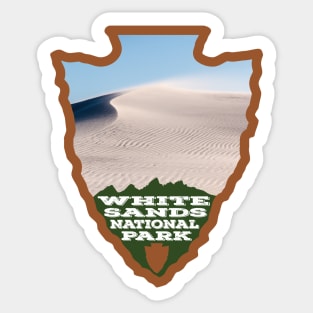 White Sands National Park photo arrowhead Sticker